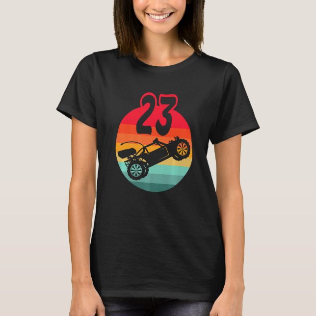 T-shirt 23e Anniversaire I Racing Jeu I Remote Control Rc (Devant)