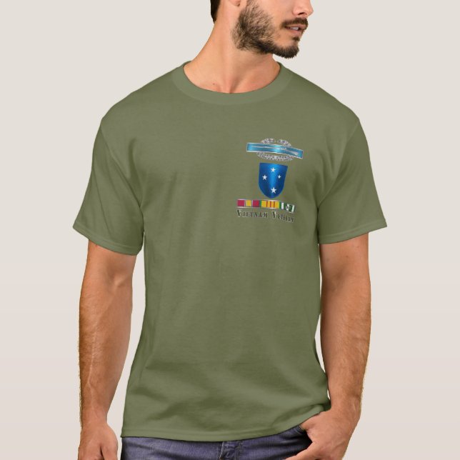 T-shirt 23e division d'infanterie CIB Vietnam (Devant)