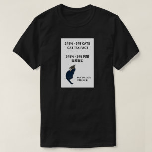 T-SHIRT 245 % = 245 CATS