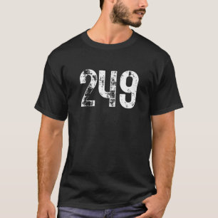 T-shirt 249 Indicatif régional Sudbury ON Mobile Telephone