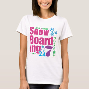 T-shirt 24/7 embarquement de neige
