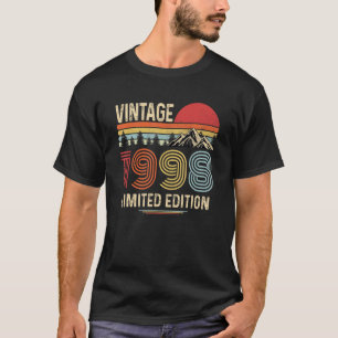 T-shirt 24 ans Vintage 1998 24e anniversaire