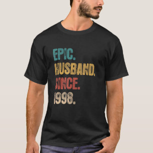 T-shirt 24 Mariage Anniversaire Pour Lui Épique Mari Depui