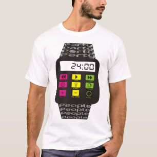 T-shirt 24 montres de personnes de partie d'heure