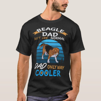 T-shirt 24 Papa - Refroidisseur Beagle Papa Beagle