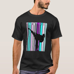 T-shirt 24e anniversaire Karate femme Arts martiaux Taekwo