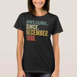 T-shirt 24e anniversaire stupéfiant depuis décembre 1998 2