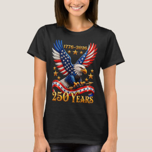 T-shirt 250 Anniversaire USA Aigle Patriotique 250ème 4ème