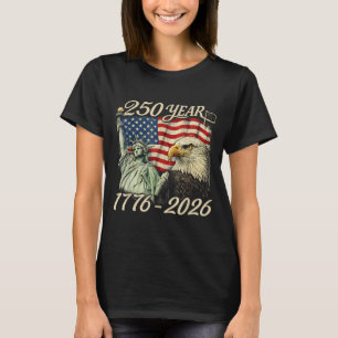T-shirt 250 Ans 1776 2026 250e Anniversaire 4 juillet