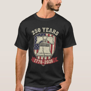 T-shirt 250 Ans 1776 2026 Amérique 4 Juillet