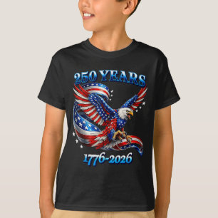 T-shirt 250 Ans Américain 1776 2026 250e Anniversaire USA