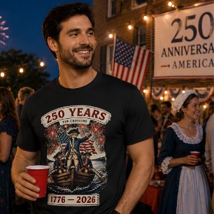 T-shirt 250 Ans d'Anniversaire de l'Amérique 250e Indépend