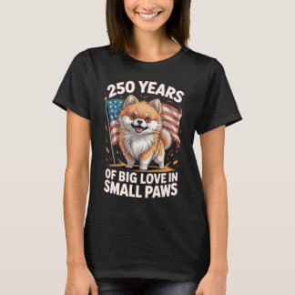 T-shirt 250 Ans de Grand Amour dans les Petites Pattes Pom