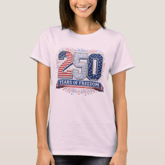 T-shirt 250 ans de liberté 4 juillet