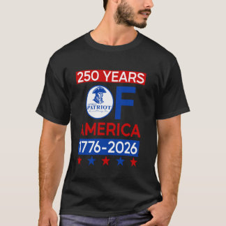 T-shirt 250 ans États-Unis Révolution américaine Semiquinc