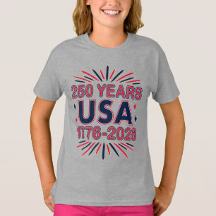 T-shirt 250 ans USA   Semiquinentenaire 1776-2026