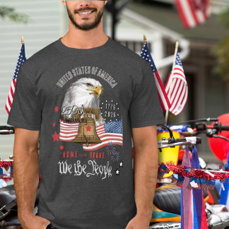 T-shirt 250 Years of America We The People Eagle & Liberty