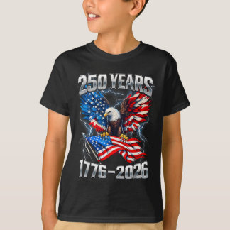 T-shirt 250e anniversaire américain du 4 juillet 250 ans