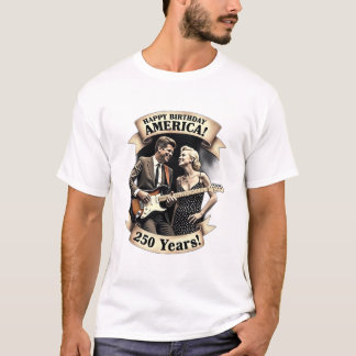 T-shirt 250e anniversaire de l'indépendance des États-Unis