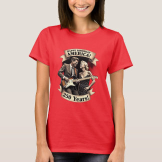 T-shirt 250e anniversaire de l'indépendance des États-Unis