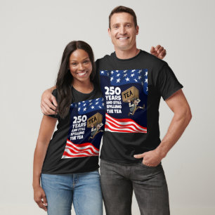 T-shirt 250e anniversaire des États-Unis qui balancent les