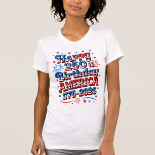 T-shirt 250e anniversaire des femmes d'Amérique
