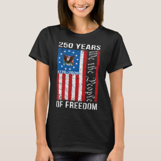 T-shirt 250e anniversaire Usa 250 ans d'Amérique Patriotiq