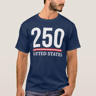 T-shirt 250e anniversaire USA 250 États-Unis Patriotique