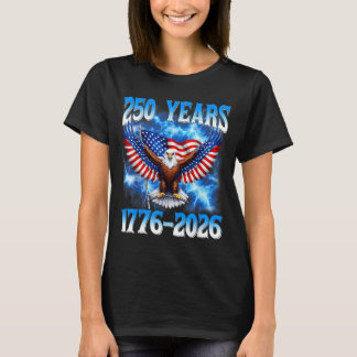 T-shirt 250e anniversaire USA Patriotique 250 ans 4 juille
