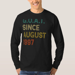T-shirt 25e anniversaire 25 ans chèvre depuis août 1997