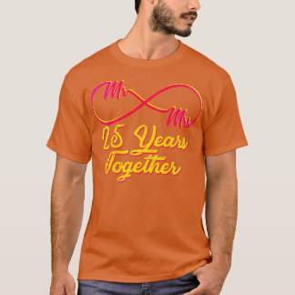 T-shirt 25e anniversaire de Mariage 25 ans de mariage 2