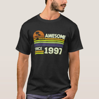 T-shirt 25e anniversaire Hommes Femmes stupéfiant depuis 1