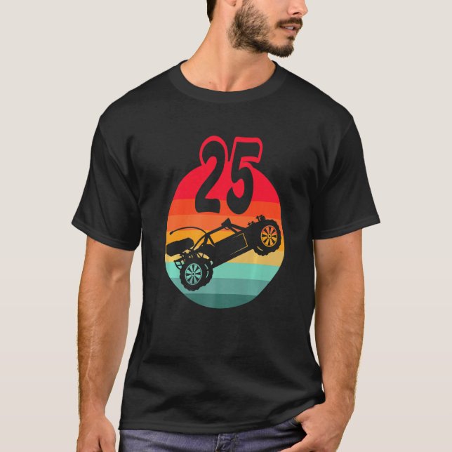 T-shirt 25e Anniversaire I Racing Jeu I Remote Control Rc (Devant)