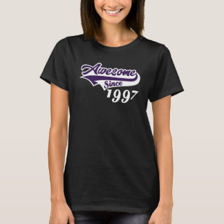 T-shirt 25e anniversaire Incroyable depuis 1997 Âge de per