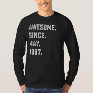 T-shirt 25e anniversaire stupéfiant depuis mai 1997 25 ans
