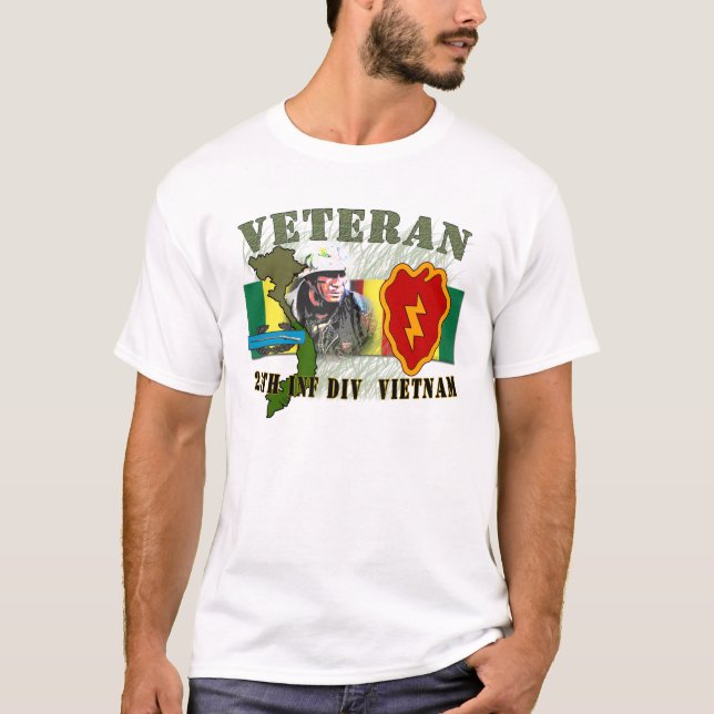 T-shirt 25ème Divisions de FNI - Le Vietnam (Devant)