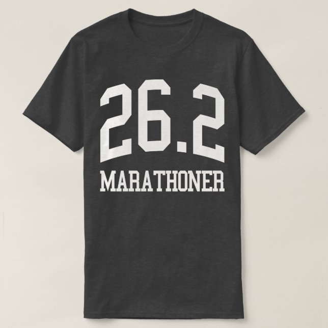 T-shirt 262 Marathoner Marathon Runner Coach (Design devant)