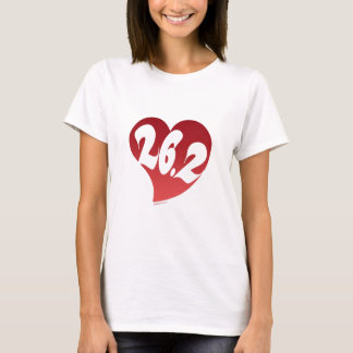 T-shirt 26,2 Coeur
