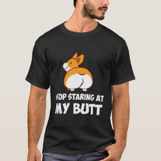 T-shirt 26 Arrêtez de mater mon cul Corgi