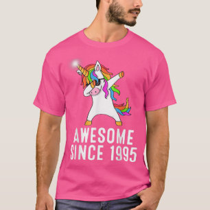 T-shirt 26e anniversaire, licorn dab, Awesome depuis 1995
