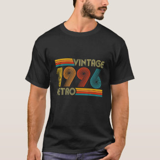 T-shirt 26E Cadeau Anniversaire 26 Ans Hommes Femmes Retro