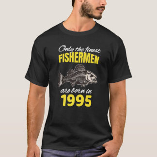 T-shirt 27e anniversaire Les pêcheurs sont nés en 1995 P