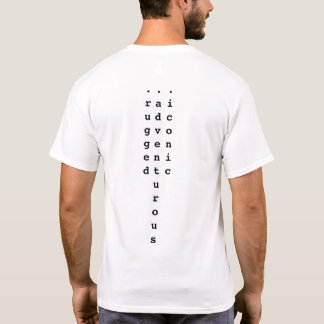 T-shirt .2838 Tee - shirt blanc d'exploration