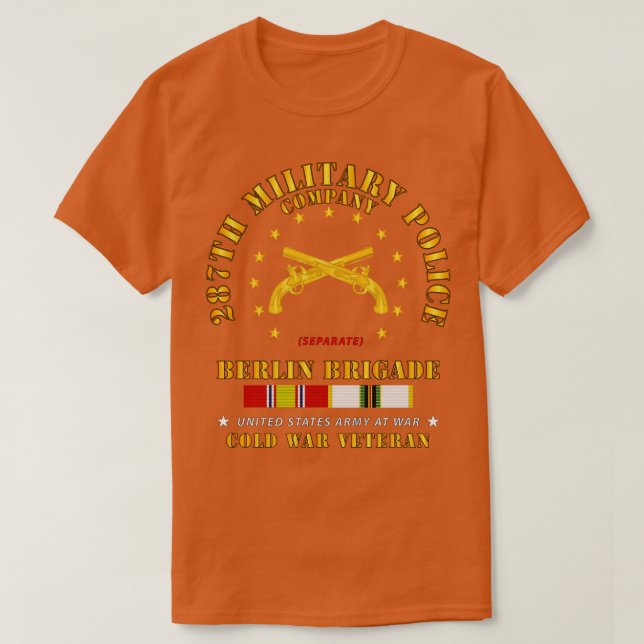 T-shirt 287e Compagnie de Police Militaire Berlin Bde w CO (Design devant)