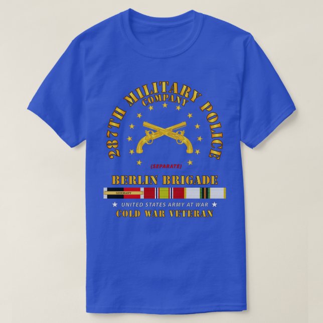 T-shirt 287e compagnie de police militaire Berlin Bde w OC (Design devant)