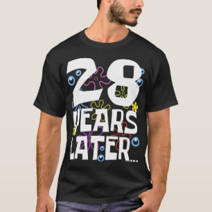 T-shirt 28 Ans Plus Tard 28E Anniversaire Cadeaux Pour