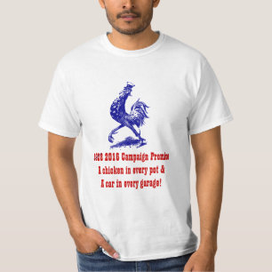 T - Shirt '28 Kampagnen-Slogan ein Huhn in jedem