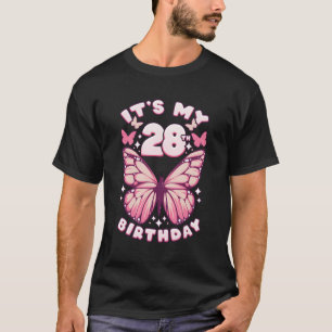 T-shirt 28E 28 Ans Papillons Et Numéro 28