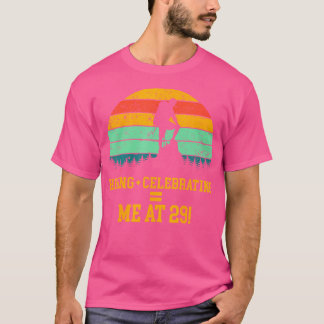 T-shirt 29E Anniversaire Randonnée Extérieur Vingt-Neuf An
