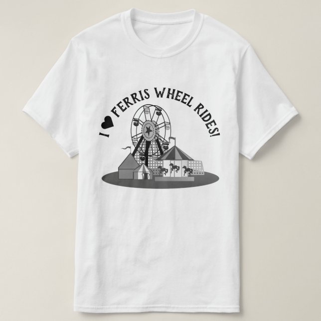 T-shirt 2-14 Ferris Wheel Day (Design devant)